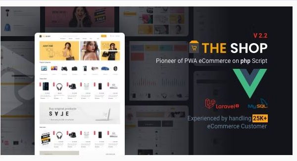 The Shop - PWA eCommerce cms