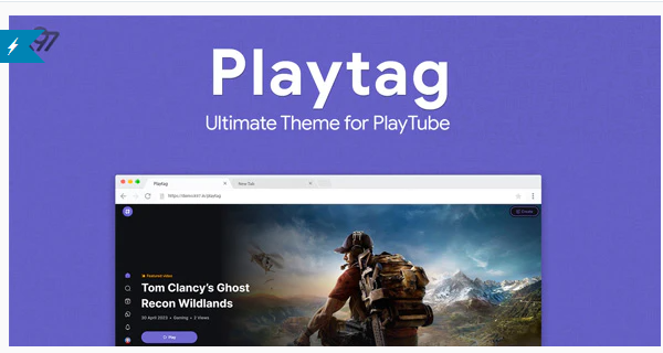 Playtag - The Ultimate PlayTube Theme