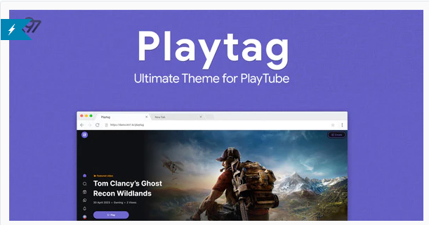 Playtag - The Ultimate PlayTube Theme