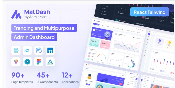 MatDash - Tailwind React Admin Template