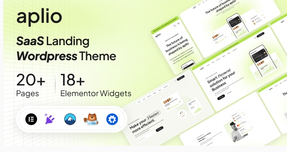 Aplio - Best SaaS Landing Page WordPress Theme for Tech Businesses.