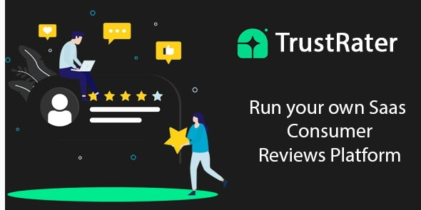 Screenshot of PHP TrustRater business reviews SaaS platform interface