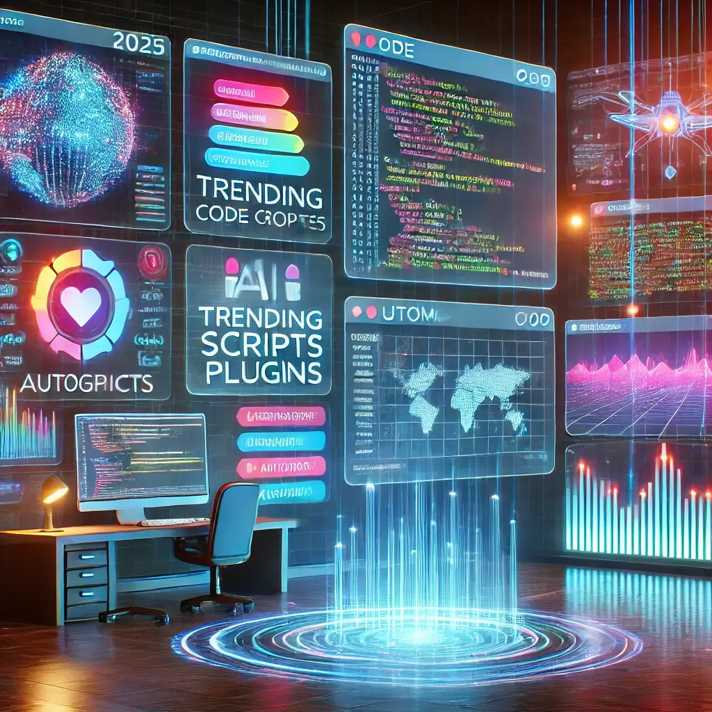 An infographic illustrating the top categories of best-selling code and scripts for website optimization, including automation, SEO tools, and eCommerce systems.