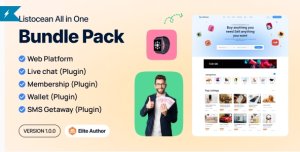 ListOcean Classified Ads Listing Platform with Google Maps, live chat, and membership features for online marketplaces.