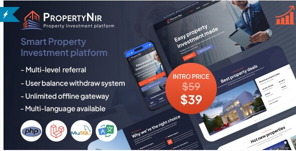 PropertyNir smart property investment platform for secure and profitable real estate investments.