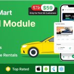 6amMart Car Rental Module Addon – Enhance Your Multi-Service App with Vehicle Rentals