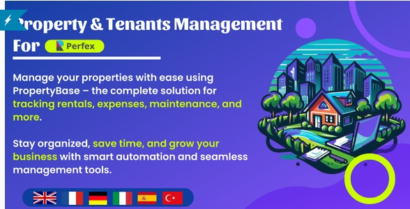 Property Tenants Management module for Perfex CRM – rental and lease management system