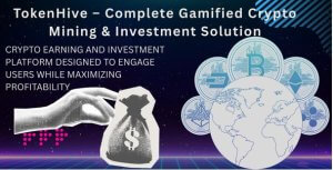 TokenHive gamified crypto mining and investment platform
